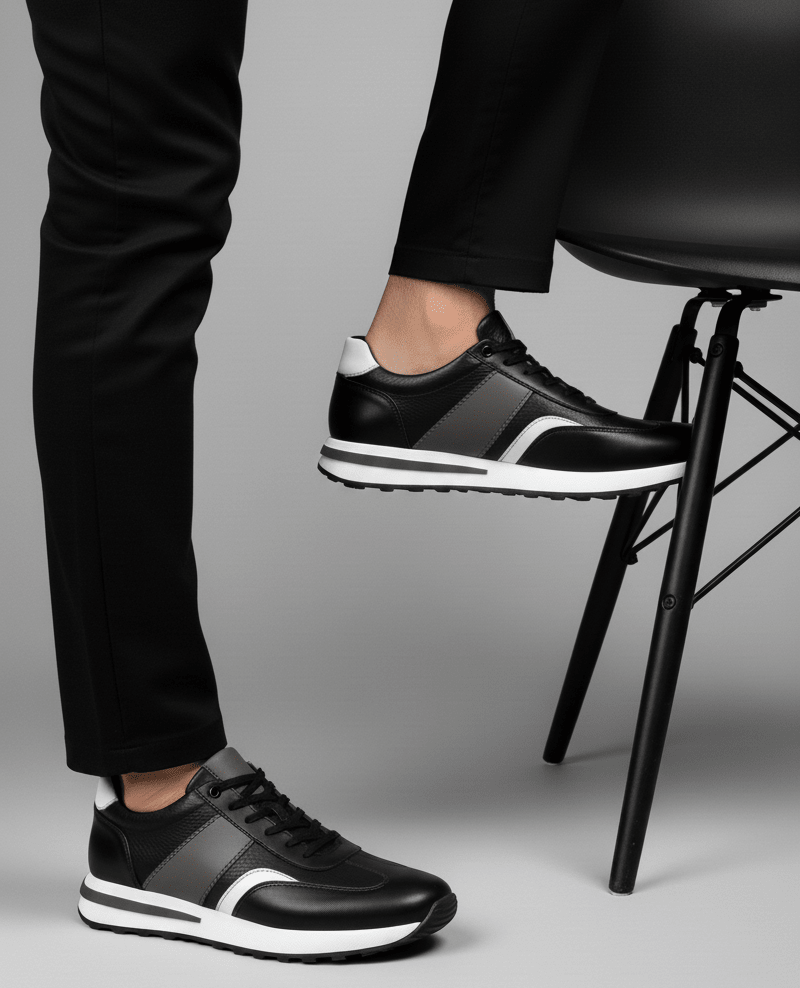 Sneakers en Cuir - Tres Confortable - PRALOS