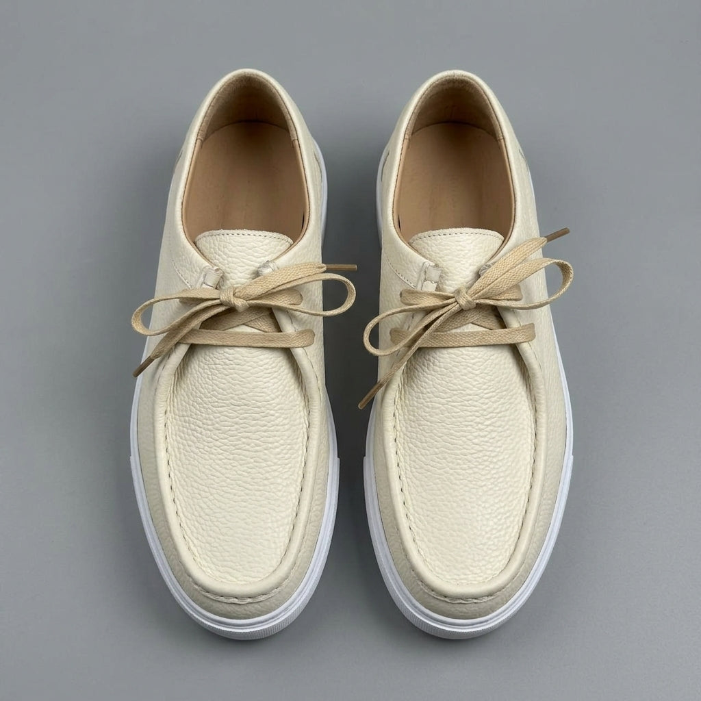 Derby En cuir Grainé
