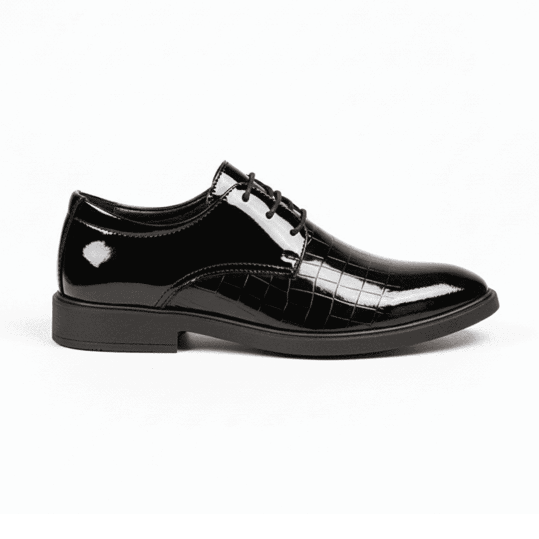 Derbies Classiques en Cuir Noir pour Homme - PRALOS