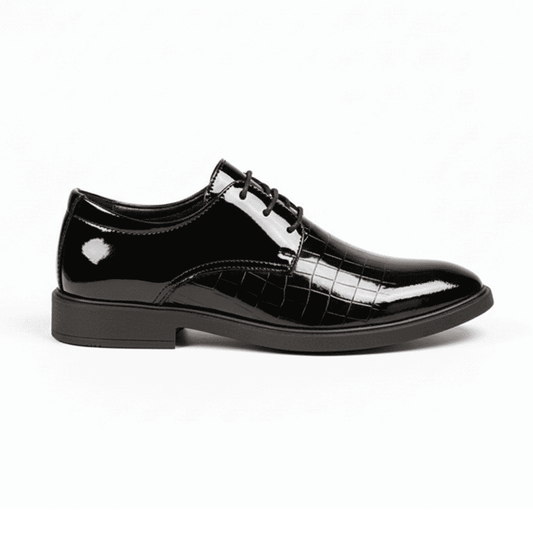 Derbies Classiques en Cuir Noir pour Homme - PRALOS