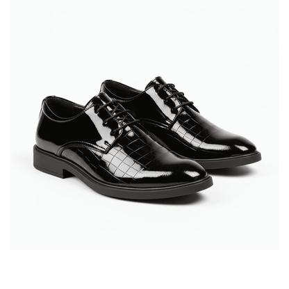Derbies Classiques en Cuir Noir pour Homme - PRALOS