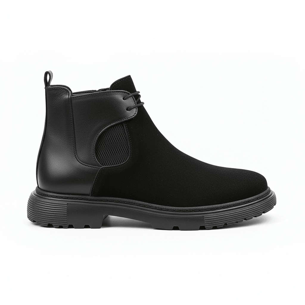 Boots Homme - Semelle Légère Très Confortable En Daim - PRALOS