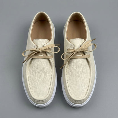 Derby En cuir Grainé