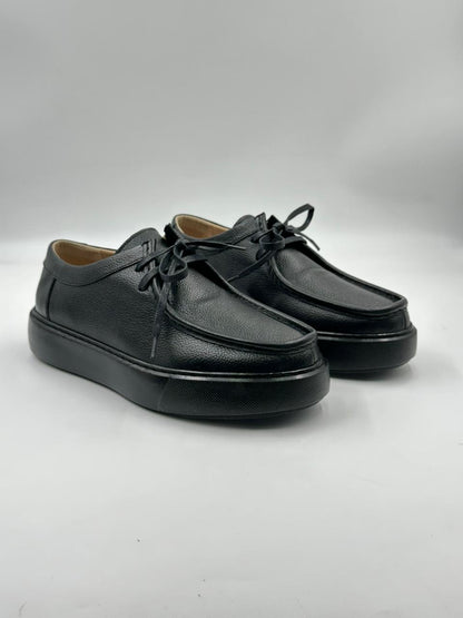Derby En cuir Grainé