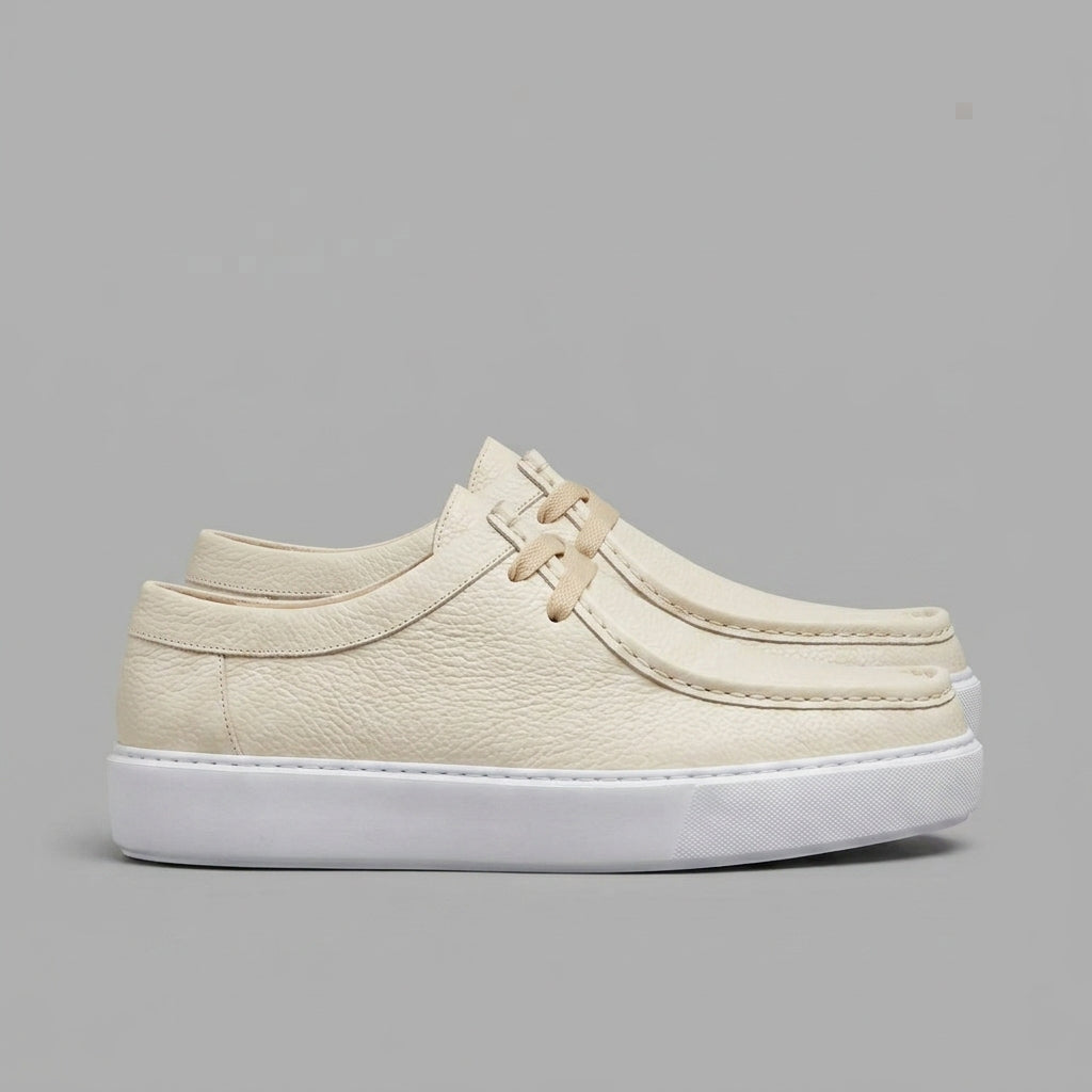 Derby En cuir Grainé