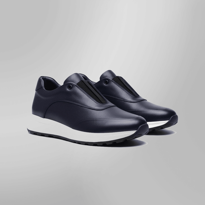 Sneakers en Cuir Grainé - Tres Confortable - PRALOS