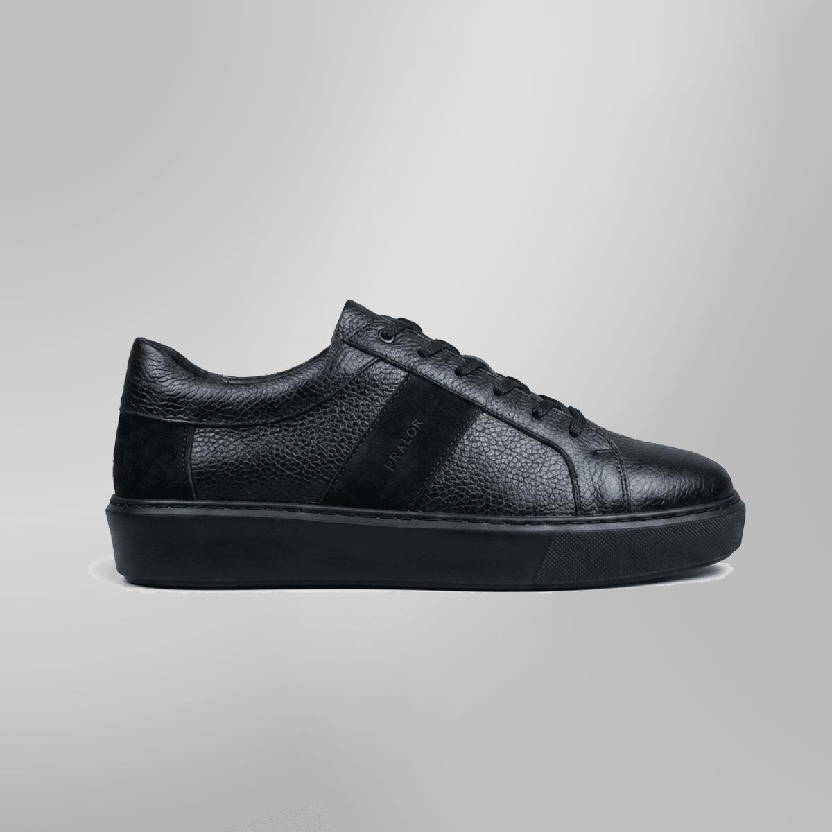 Sneakers en Cuir Grainé - Semelle Légère Confortable - PRALOS
