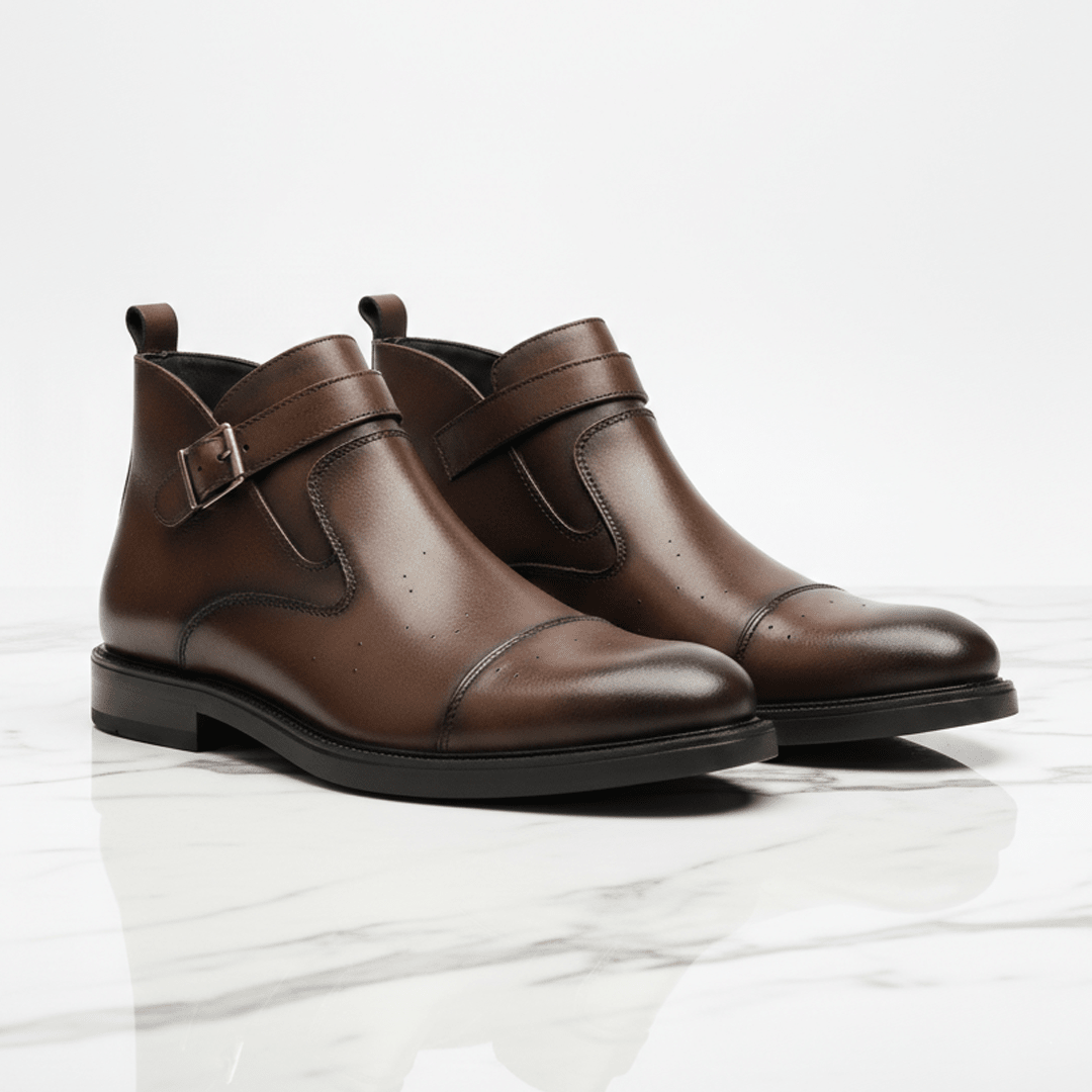 Bottes d'affaires chaudes en cuir - PRALOS