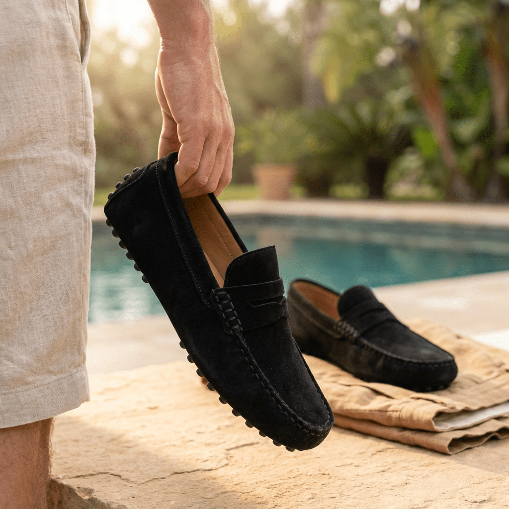 Mocassin en Daim Trés Confortable - PRALOS