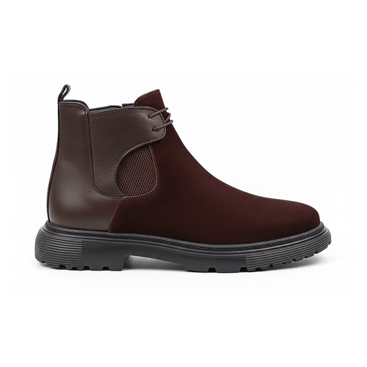 Boots Homme - Semelle Légère Très Confortable En Daim - PRALOS