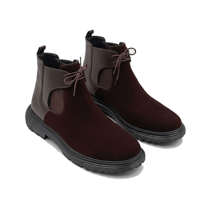 Boots Homme - Semelle Légère Très Confortable En Daim - PRALOS