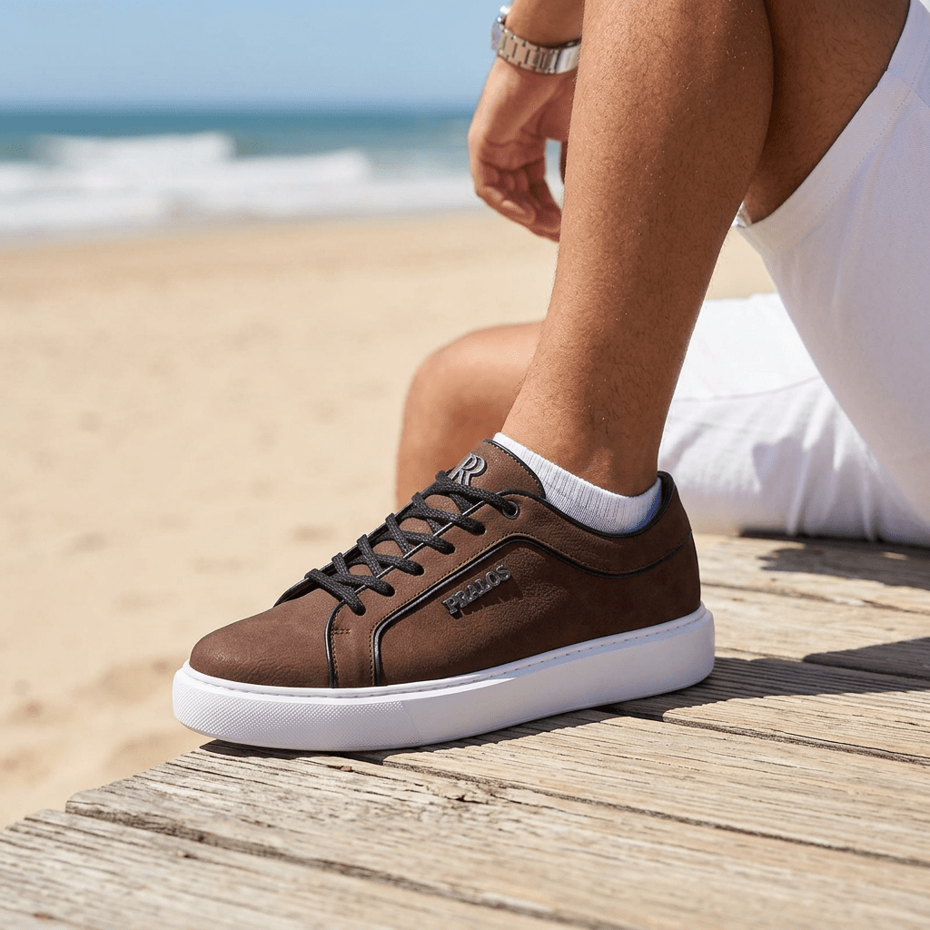 Sneakers Pralos en Cuir - PRALOS