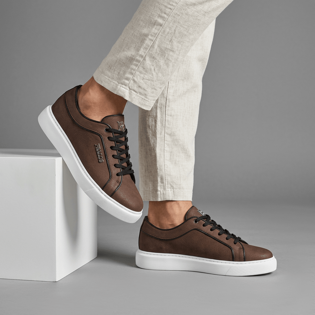 Sneakers Pralos en Cuir - PRALOS