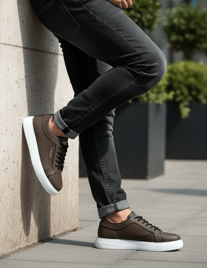 Sneakers Pralos en Cuir - PRALOS