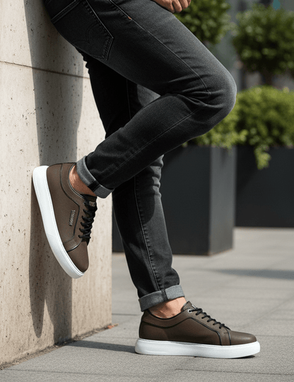 Sneakers Pralos en Cuir - PRALOS