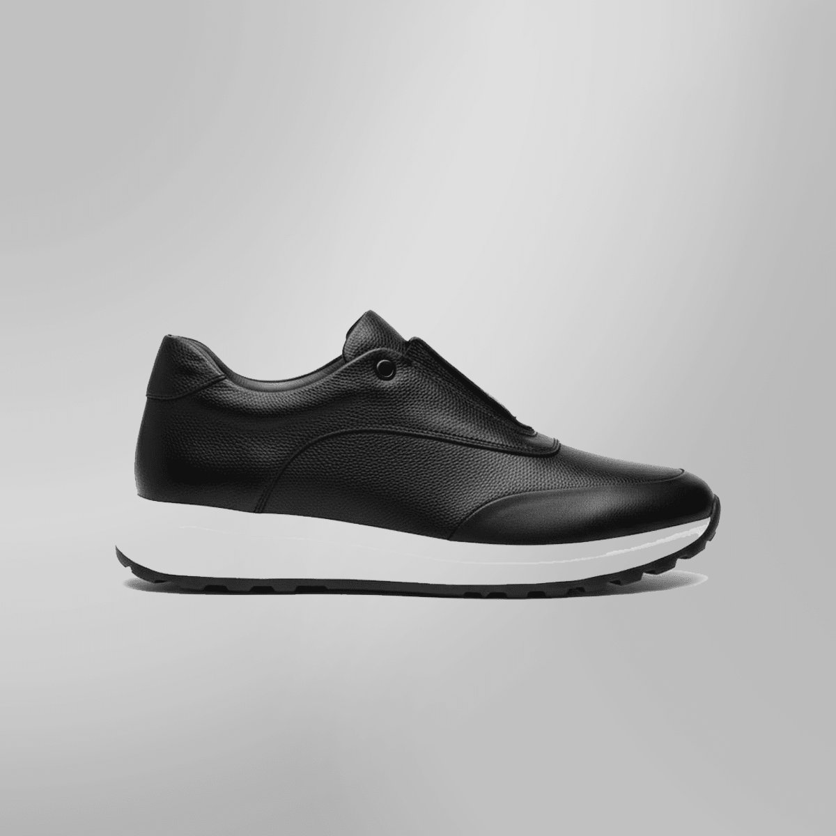 Sneakers en Cuir Grainé - Tres Confortable - PRALOS