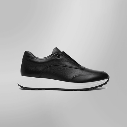 Sneakers en Cuir Grainé - Tres Confortable - PRALOS