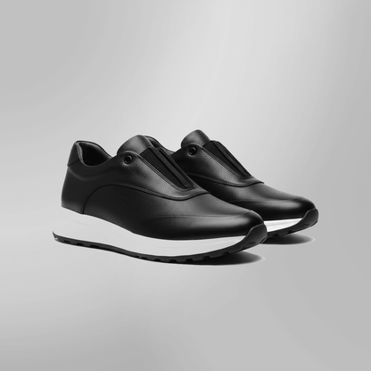 Sneakers en Cuir Grainé - Tres Confortable - PRALOS