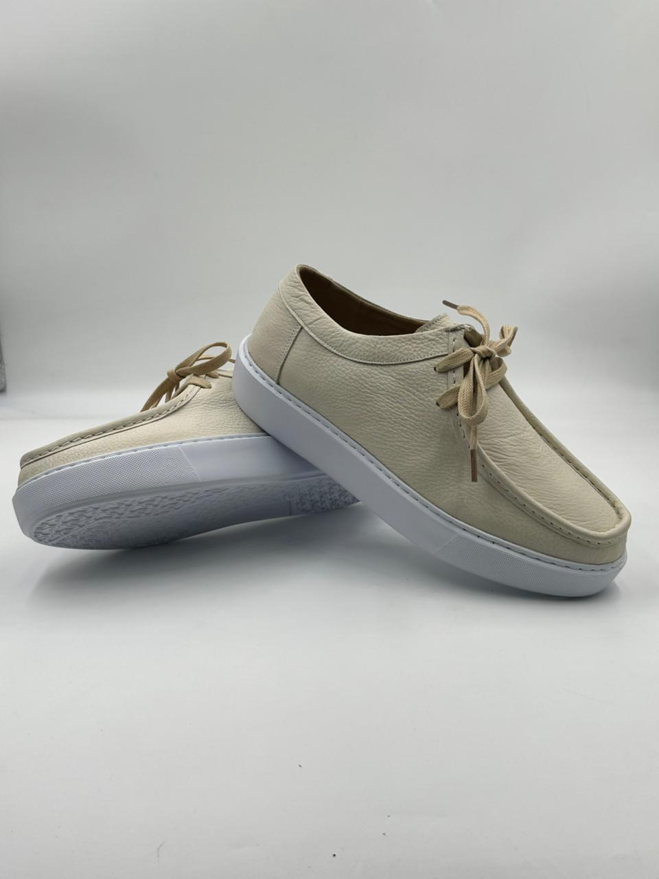 Derby En cuir Grainé